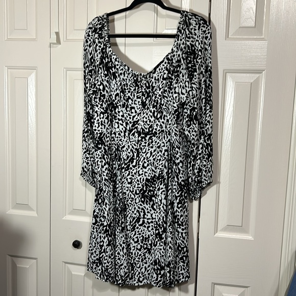 Black and white Scoop dress XXL -20 - Picture 5 of 7